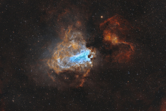 M017 Omega Nebel, Sternbild Sagittarius