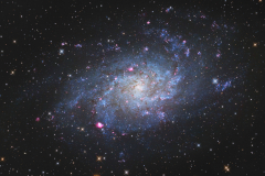 M033 Triangulum Galaxie, Sternbild Triangulum